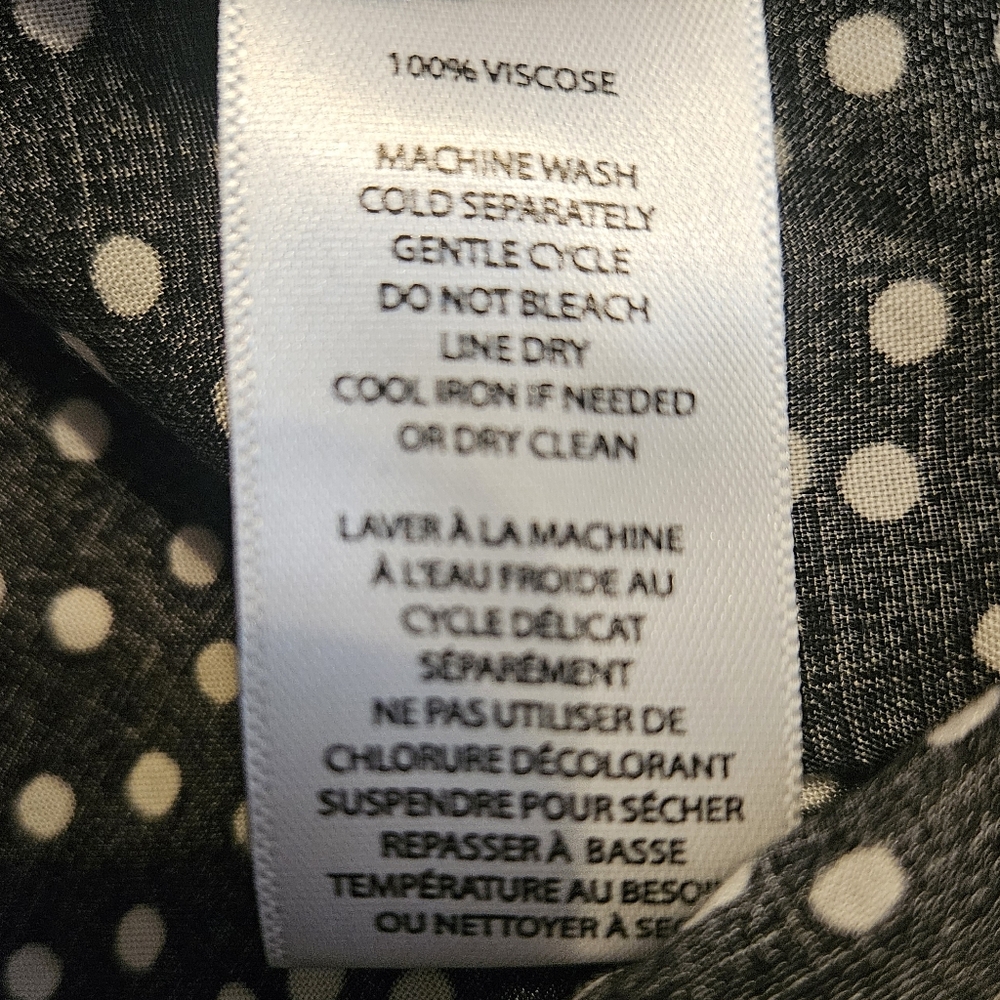 Beachlunchlounge Black Medium Womens Blouse - Picture 3 of 7